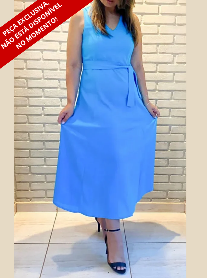 Vestido Midi de Linho